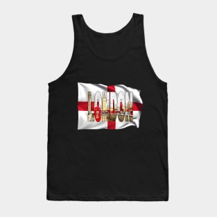 LONDON - London Reds with Big Ben & Flag Tank Top